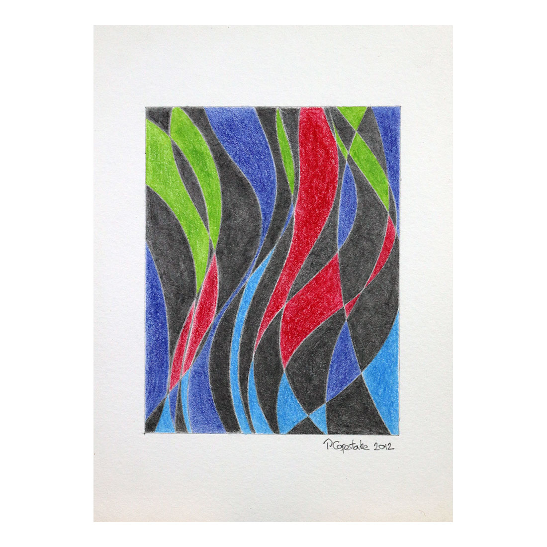 Abstract Drawing 2012 Giclée Print by Philip Copestake