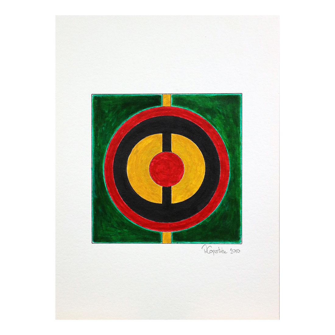 Circle Painting 2010 Giclée Print by Philip Copestake