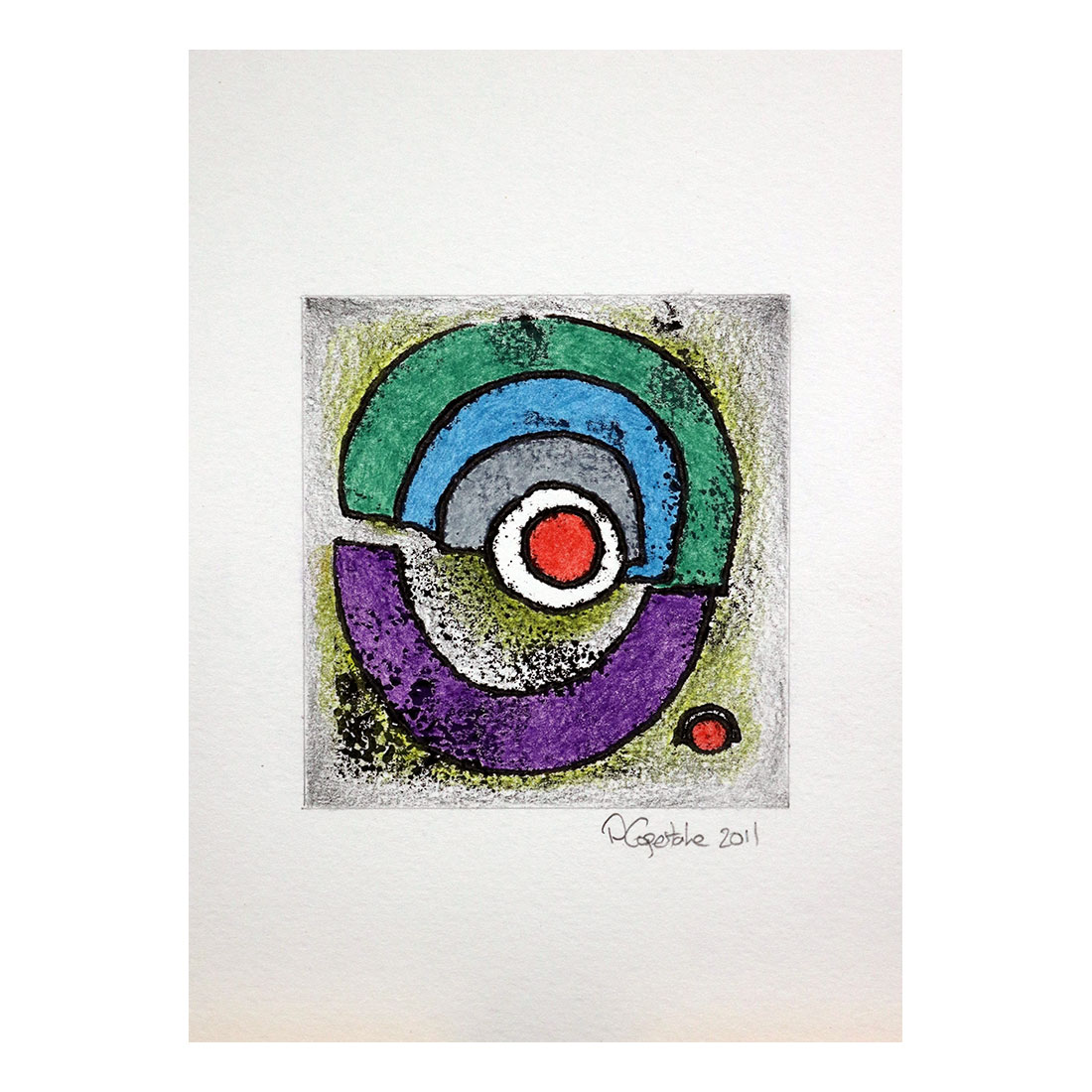 Concentric 2011 Giclée Print by Philip Copestake