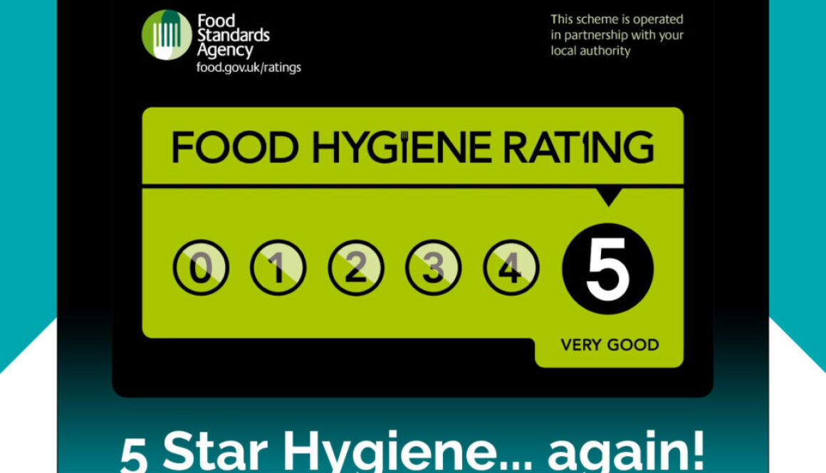 sherrington house food hygiene 5 star rating